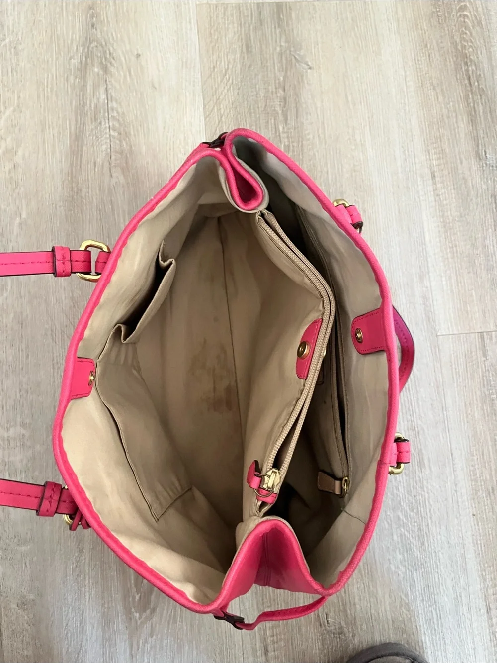 Coach Peyton Saffiano Leather Drawstring Carryall bag F29362 hangtag